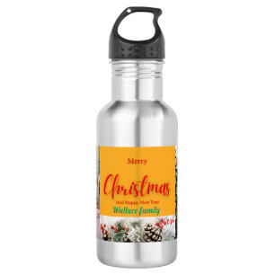 Familienjubiläum Foto, individuelles Ambiente Edelstahlflasche
