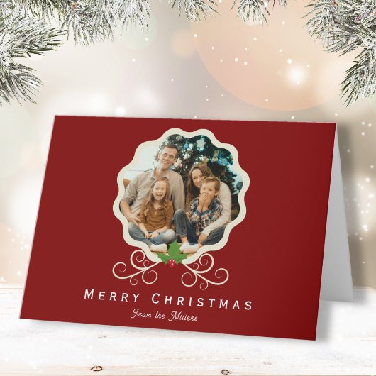 Familienjubiläum Weihnachten Weihnachtskarte