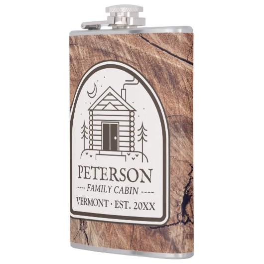 Familienkabine Rustikale Holzdekoration Personalis Flachmann (Links)