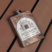 Familienkabine Rustikale Holzdekoration Personalis Flachmann