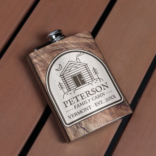 Familienkabine Rustikale Holzdekoration Personalis Flachmann