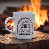 Familienkabine Rustikale Holzdekoration Personalis Kaffeetasse
