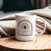 Familienkabine Rustikale Holzdekoration Personalis Kaffeetasse