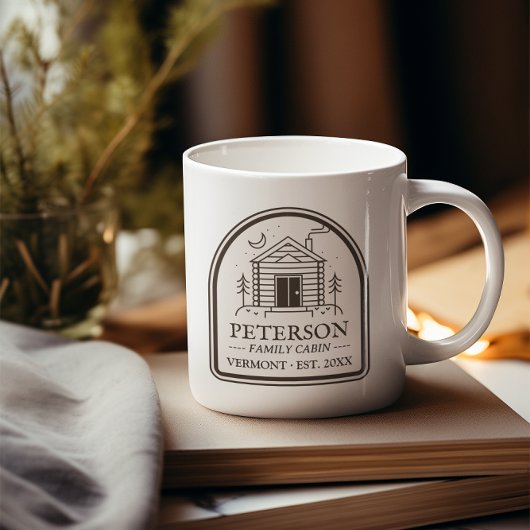 Familienkabine Rustikale Holzdekoration Personalis Kaffeetasse
