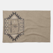 Familienkabine Rustikale Südwestküste Geschirrtuch (Horizontal)