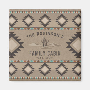 Familienkabine Rustikale Südwestküste Magnet