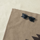 Familienkabine Rustikale Südwestküste Strandtuch (Beispiel)