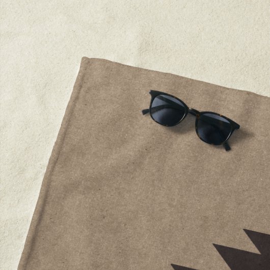 Familienkabine Rustikale Südwestküste Strandtuch (Beispiel)