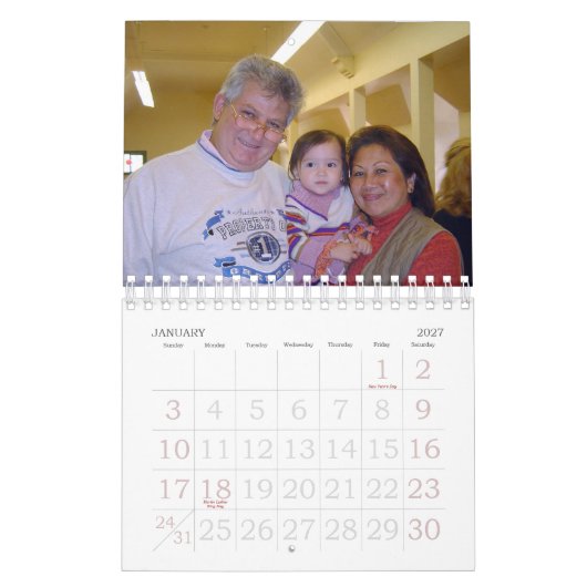 Familienkalender 2 kalender (Jan 2027)