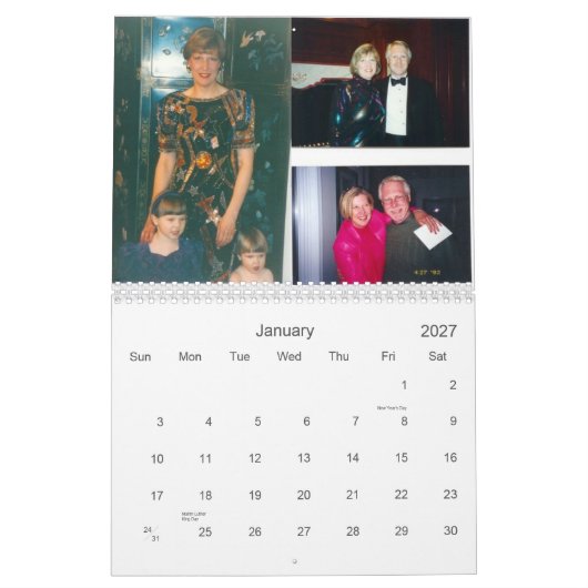 Familienkalender Kalender (Jan 2027)