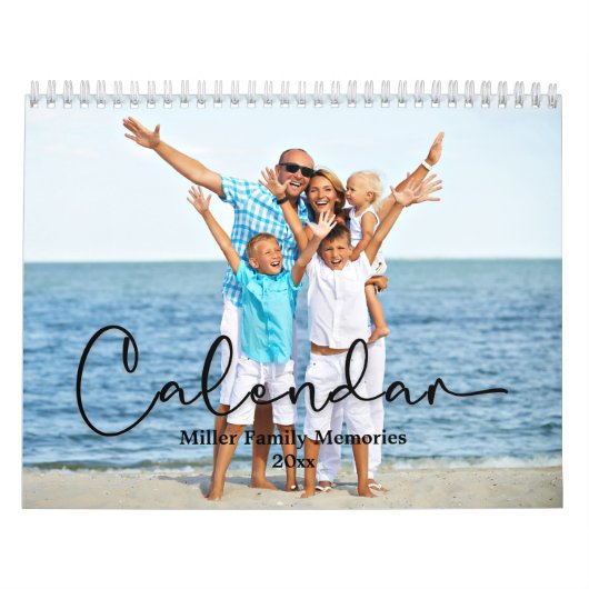Familienkalender, Modernes Foto Kalender (Titelbild)