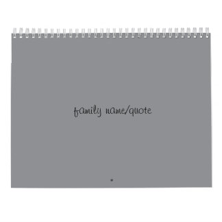 Familienkalender zum Anpassen Kalender