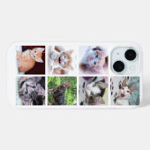 Familienkind 7 Square FotoCollage Case-Mate iPhone Hülle (Rückseite (Horizontal))