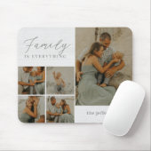 Familienkollage Rustikale Moderne Personalisierte  Mousepad (Mit Mouse)