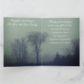 Familienkondolenz Karte (Innenseite)