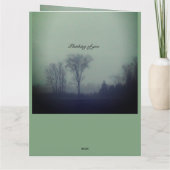 Familienkondolenz Karte (Rückseite)