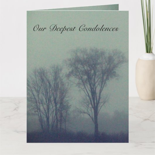 Familienkondolenz Karte (Vorderseite)