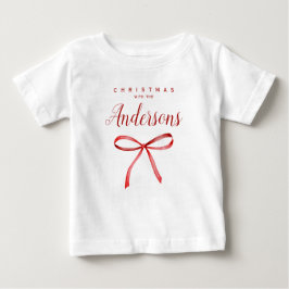 Familienkongruenz der Weihnachtsbänder Baby T-shirt