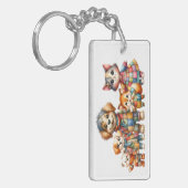 FAMILIENKONTAKTINFORMATIONEN, SIE BEZEICHNEN ES! SCHLÜSSELANHÄNGER (Vorderseite links)