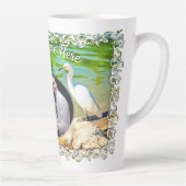 Familienkranich am Mismaloya-Fluss 0335 Milchtasse (Rechts)