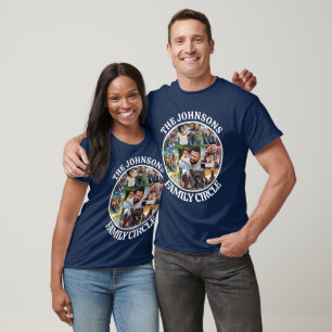 Familienkreis   Personalisierte einzigartige FotoC T-Shirt