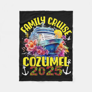 Familienkreuzfahrt 2025 Cozumel Mexiko Familienrei Fleecedecke