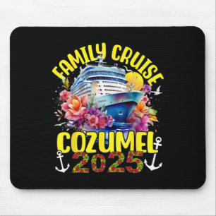 Familienkreuzfahrt 2025 Cozumel Mexiko Familienrei Mousepad