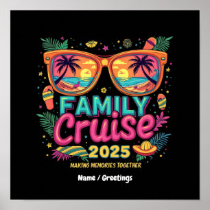Familienkreuzfahrt 2025 Gemeinsam Erinnerungen sch Poster