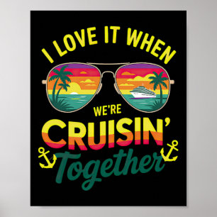 Familienkreuzfahrt 2025 Ich liebe es, wenn wir cru Poster