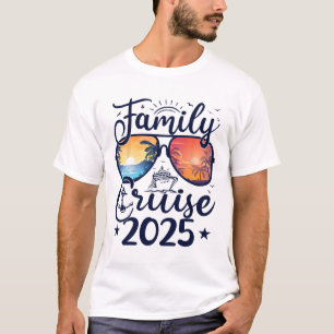 Familienkreuzfahrt 2025 Sommerferien passende Fami T-Shirt