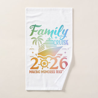 Familienkreuzfahrt 2026 Farbige Tropen Badhandtuch Set