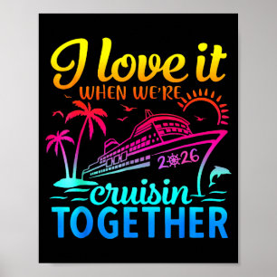 Familienkreuzfahrt 2026 Ich Liebe Es, Wenn Wir Kre Poster