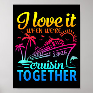 Familienkreuzfahrt 2026 Liebe Wenn Wir Zusammen Cr Poster