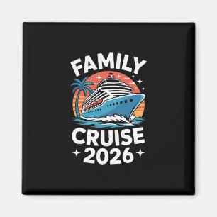 Familienkreuzfahrt 2026 Lustige Kreuzfahrt  Magnet