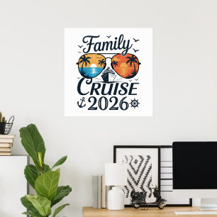 Familienkreuzfahrt 2026 Sommerferien Poster