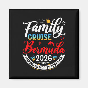 Familienkreuzfahrt Bermuda 2026 Sommer passende Fe Magnet