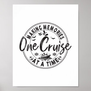 Familienkreuzfahrt, die Erinnerungen eine Kreuzfah Poster