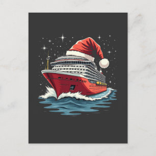 Familienkreuzfahrt Kreuzfahrtschiff Weihnachten pa Postkarte