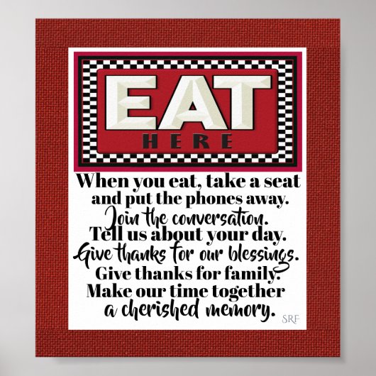 Familienküchenplakat 3 poster (Vorne)