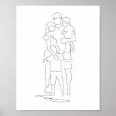 Familienkunst, Familienkunst, Familiendruck, Gif Poster (Vorne)