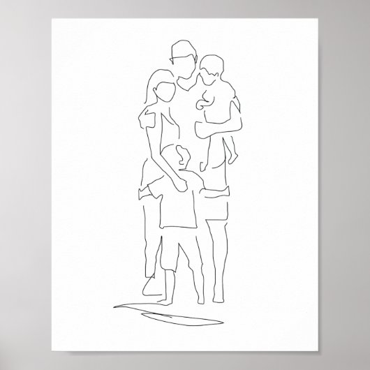 Familienkunst, Familienkunst, Familiendruck, Gif Poster (Vorne)