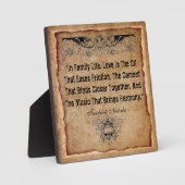 Familienleben Fotoplatte (Vorderseite)