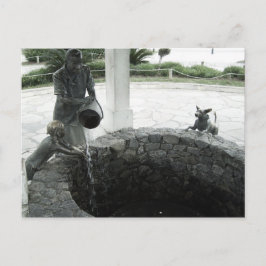 Familienleben Postkarte