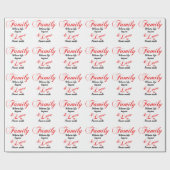 Familienleben und Liebe Geschenkpapier (Flach)