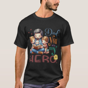 Familienlesezeit Papa, du bist mein Held T-Shirt