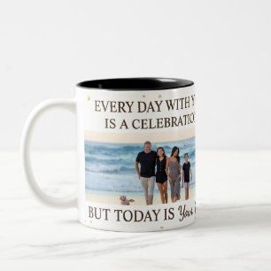 Familienliebe – 5 Foto Sohn & Tochter Tag Tasse