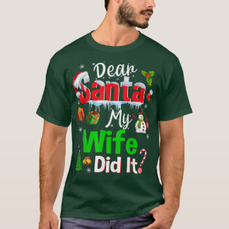Familienliebhaber Weihnachten Meine Ehefrau Weihna T-Shirt