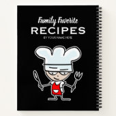 Familienlieblings Rezepte Veranstalter Spaß Cartoo Notizblock (Rückseite)