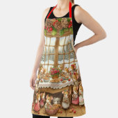 Familienmädchen zu Weihnachten Schürze (InSitu)