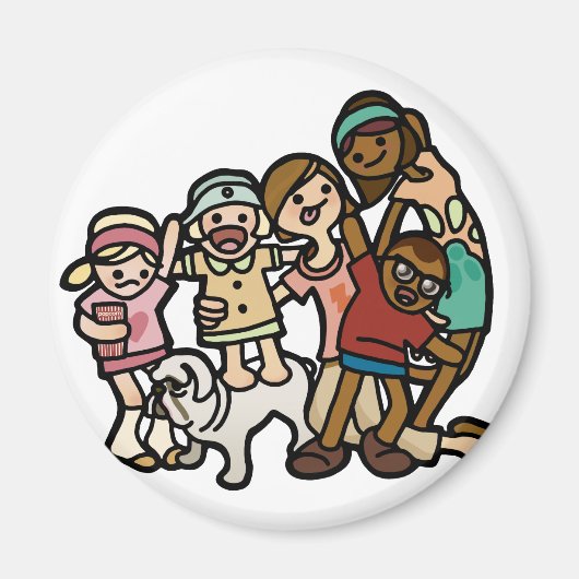 Familienmagnetismus. Magnet (Vorne)